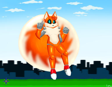 Robo Tails Birthday Gift (Rendered)