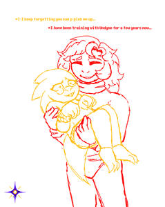 Frisk's All Grown Up (Sketched)