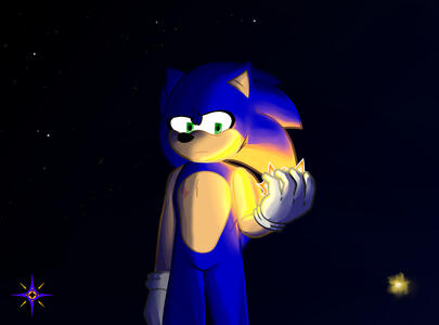 Sonic Cosmic Space (Shaded)